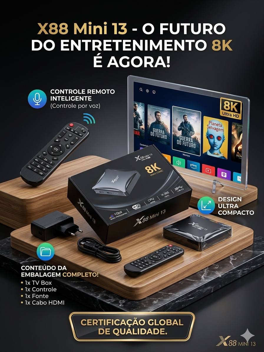TV BOX X88 PRO 13 MINI 4GB / 32GB